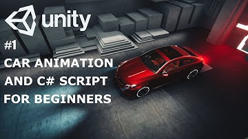 #1 Unity 3D  Car And Vehicle CG Animation Tutorial For Beginners | Doors opening | Lights Turning On