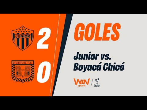 Junior vs. Boyacá Chicó (goles) | Liga BetPlay Dimayor  2025-2 | Fecha 5