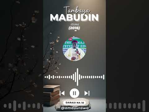 Tambaya Mabudin Ilimi 2016 Imam Dr Aminu Ibrahim Daurawa No 09
