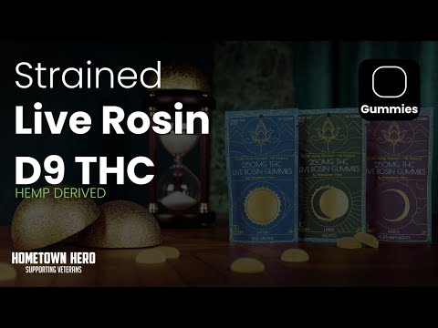 Hometown Hero CBD Launches Three New Strains of Premium Live Rosin Gummies