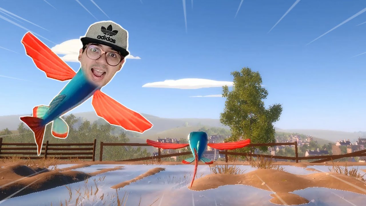 VIREI UM PEIXE VOADOR NO MEIO DA FAZENDA!!! - I Am Fish