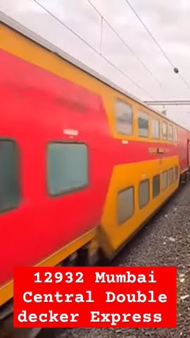 12932 Mumbai Central Double decker Express - YouTube