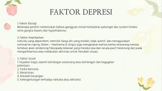 Depresi Pada Lansia Akibat Kesepian Kehilangan Pasangannya/Fitrya Aulia Nursyahidha/2007010253