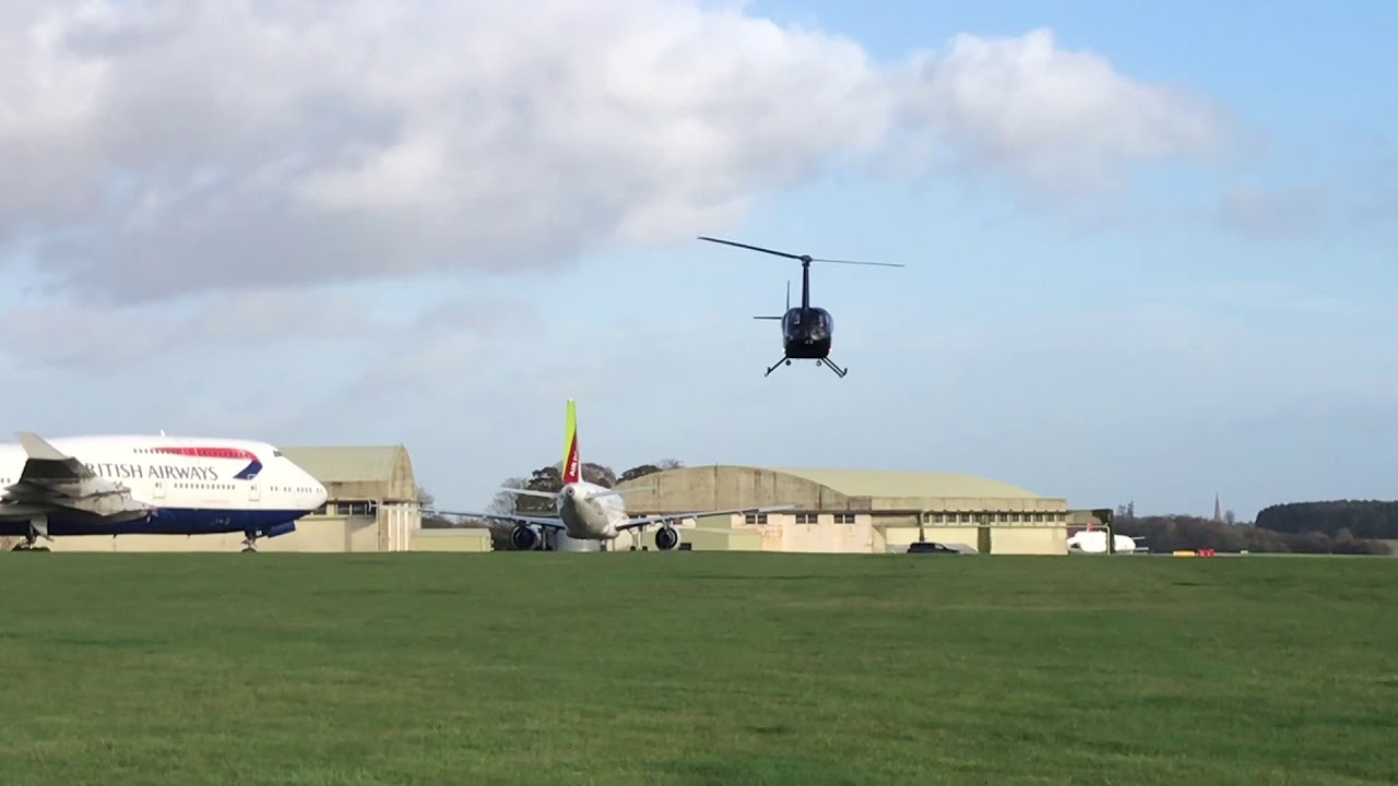 Helicopter Landing At Kemble Cotswold Airport YouTube