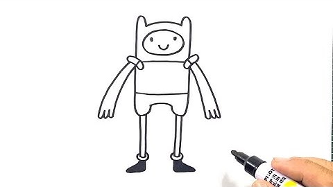 How to Draw FINN from Adventure Time Easy Step by Step
