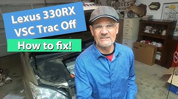 How to reset the VSC Trac Off, Check Engine lights on a Lexus RX330