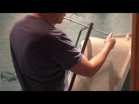 Установка акриловой ванны своими руками