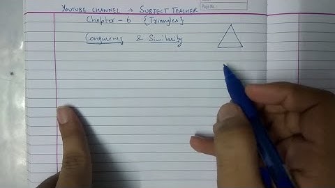 Introduction to Triangles and Exercise 6.1 class 10 maths NCERT || Math Tutor