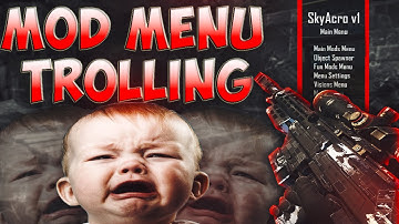 Black Ops 2 Mod Menu "TROLLING" Funny Reactions Online (IS THAT A MODDED LOBBY?)