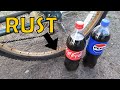 Bike rim rust removal with cocacola pepsi and water