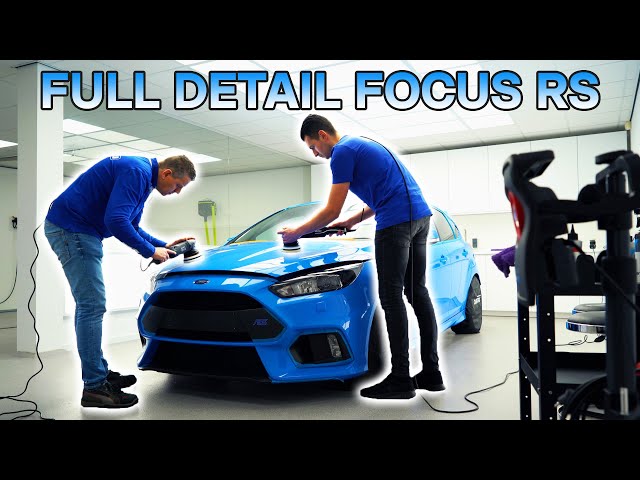 Ford Focus RS Full Detail - Cleaning + Paint Correction + Ceramic Coating -  Auto Detailing 