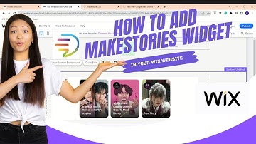 How to add Makestories Widget in your Wix website|