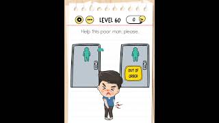 Brain Test: level 60; Help this poor man.please./#braintest #trickypuzzles #puzzle #shorts #viral