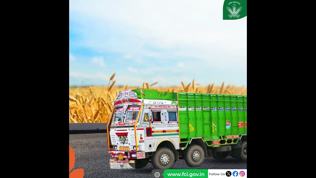 FCI: Moving Food Grains Across 1200 Kilometers to Ensure National Food Security 🌾🚛 