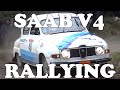 SAAB V4 Rallying | Crash & Action