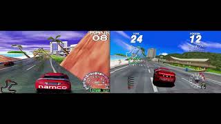 Ridge RACER 64 WET ROADS vs Rave RACER VS Ridge Racer