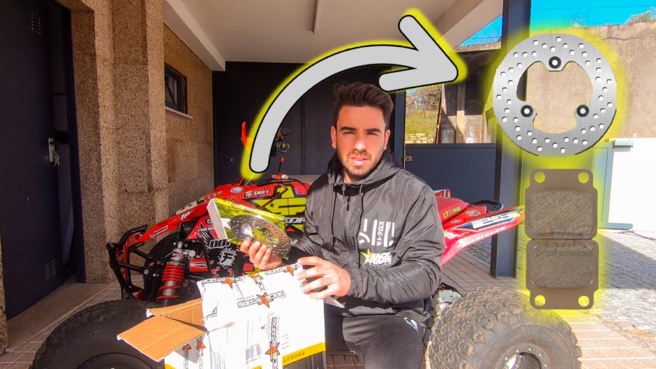 TROQUEI DISCO E PASTILHAS À SUZUKI LTR