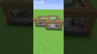 Classic Minecraft House in 30 Seconds