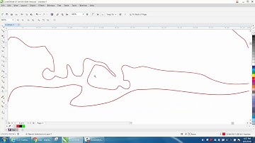 Corel Draw Tips & Tricks Lake Map with LOTS of layers PART 4