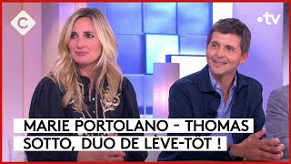 Thomas Sotto & Marie Portolano : matins bonheur - C à Vous - 18/09/2023