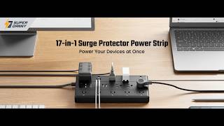 10Ft Extension Cord with Multiple Outlets