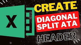 How to Create a Diagonal Split Header in Excel – The Right Way!