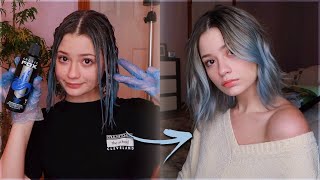 DYEING MY HAIR BABY BLUE WITH ARCTIC FOX POSEIDON (+ life update)