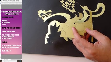 5th Grade Positive Negative Space part 2 of 2