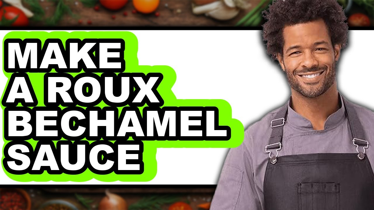 How To Make A Roux Bechamel Sauce - Step By Step - YouTube