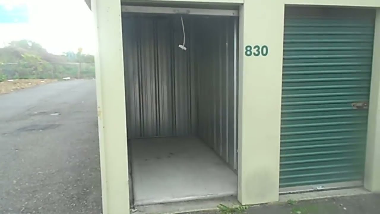5' x 10' Storage unit brought to you by A Space Place Storage - YouTube