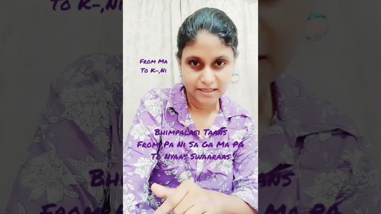 Bhimpalasi | Taan Tutorial | Moumita Mitra