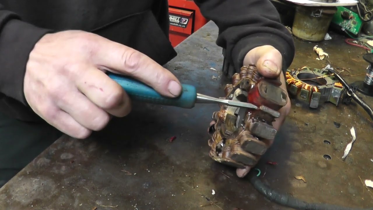 Yamaha SR500 SR400 Stator Fault Find Diagnose and Repair Fix