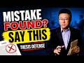 Examiner Found a Mistake in Your Thesis? Say This