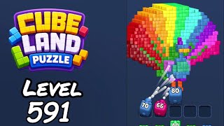 Cube Land Puzzle Level 591 Walkthrough