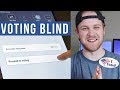 How Blind People Vote
