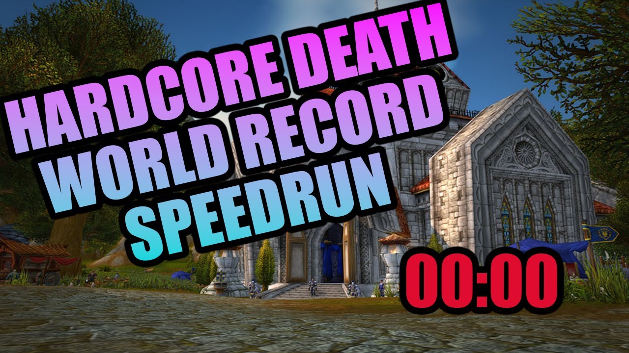 World Record Hardcore Death Speedrun | Classic Era - YouTube