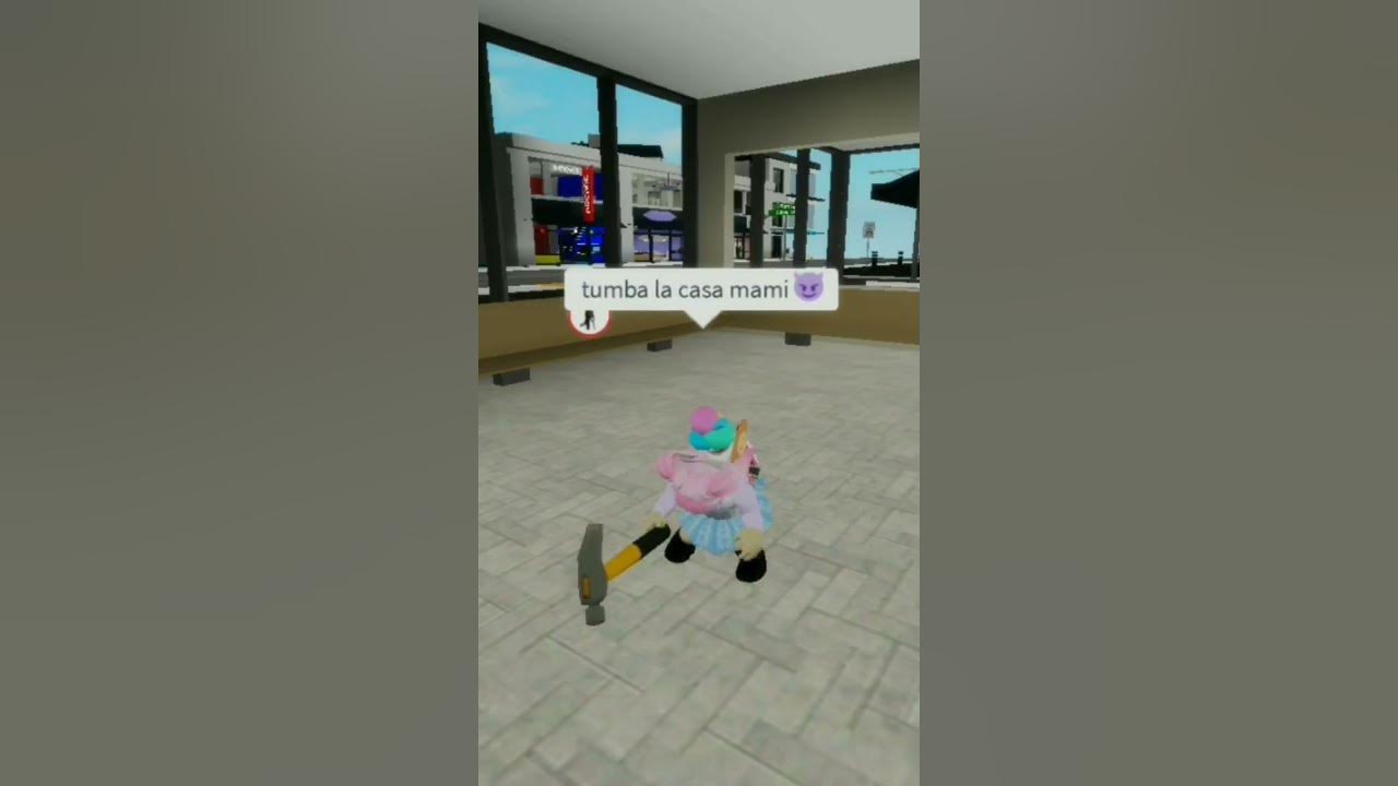 Tumba la casa mami 🤙🥵😈 XD shorts robloxedits roblox viral 