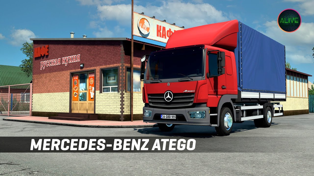 MERCEDES-BENZ ATEGO - ОБЗОР МОДА ДЛЯ 