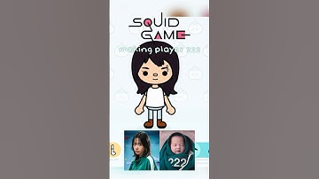 Creating PLAYER 222 Squid Game in Toca Boca #tocaboca #squidgame #toca #shorts #aesthetic #viral