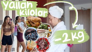 DİYETSİZ 2 GÜNDE -2 KG! 🥦🥒 | yallah kilolar #1