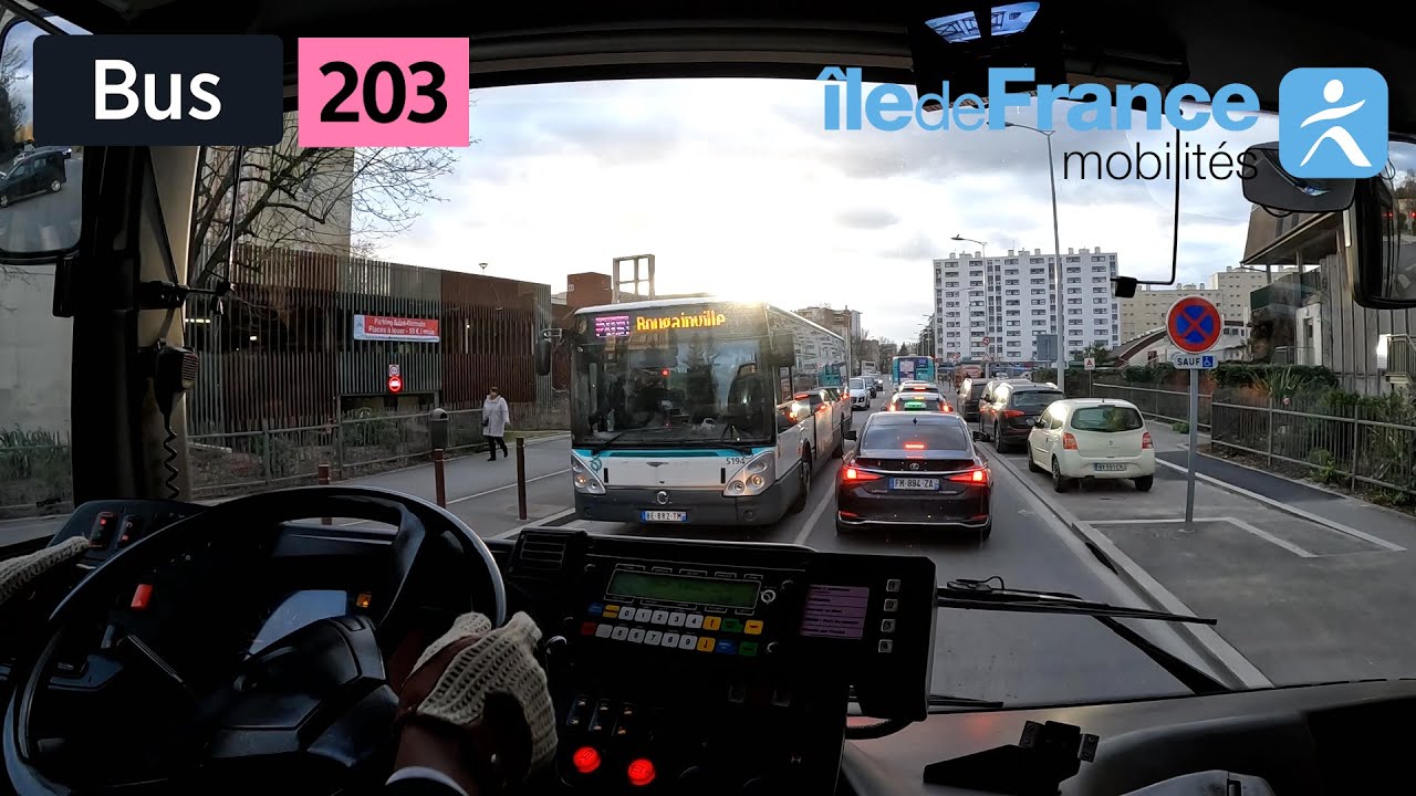 Bus 203 RATP Neuilly sur Marne Bougainville / Neuilly Plaisance RER