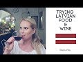 American Girl Tries Latvian Food &amp; Wine in Riga, Latvia!