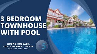 €225.000 - IMMACULATE 3 BEDROOM 2 BATHROOM LOLA TOWNHOUSE IN RESIDENTIAL MARIOLA - CIUDAD QUESADA
