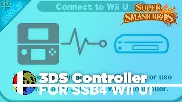 Use your 3DS as SSB4 Wii U Controller!