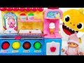 Baby Shark vs Baby doll vs Pororo Ice cream making battle! Which is the best? - PinkyPopTOY