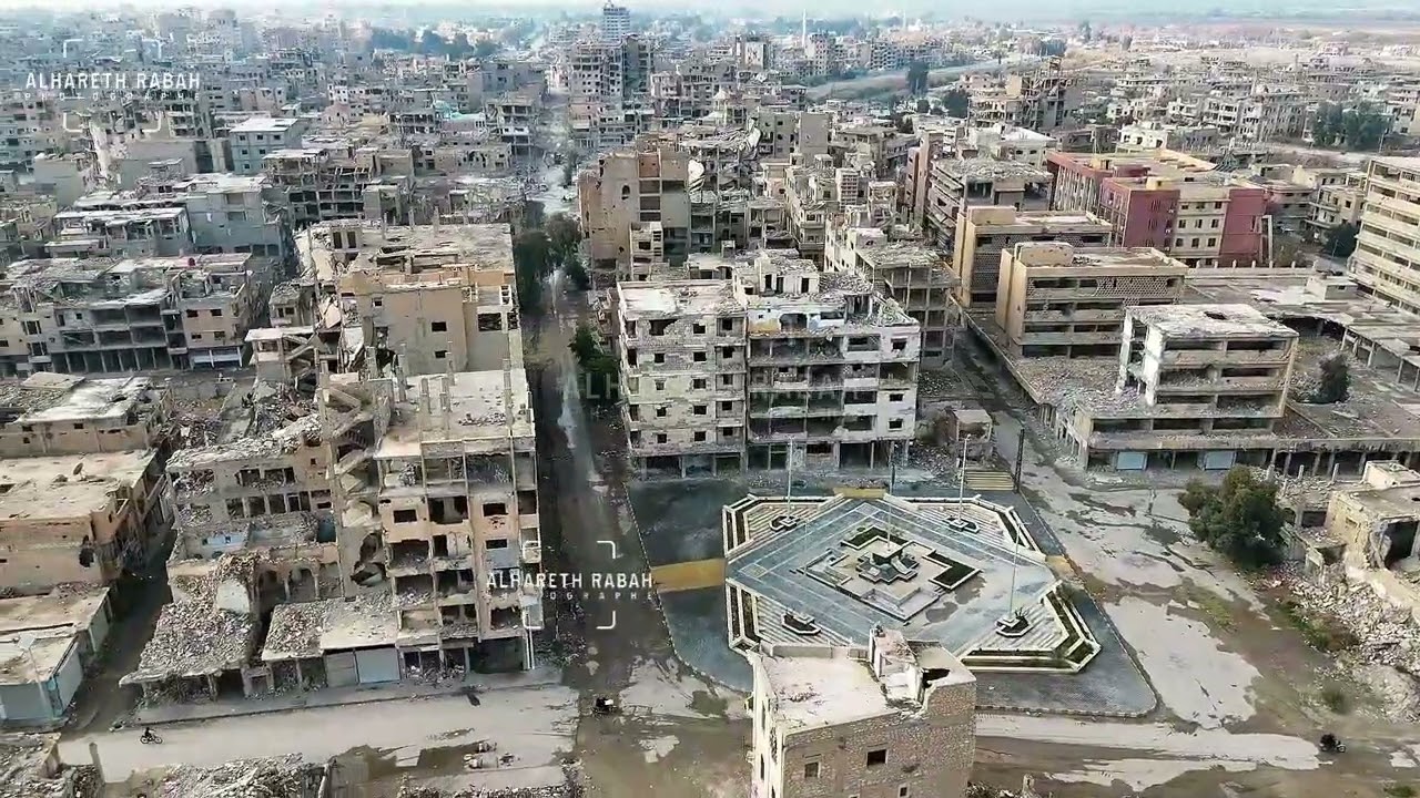 تصوير جوي لمدينة ديرالزور