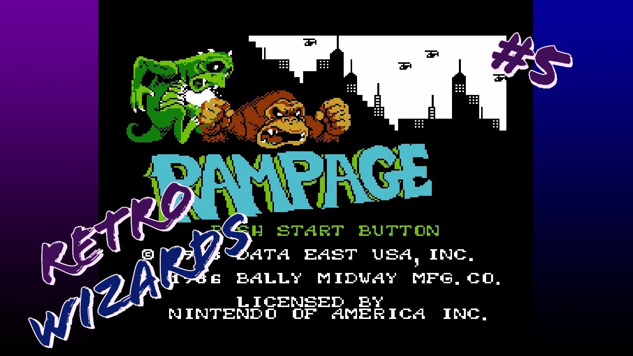 Rampage for NES Episode 5: TOPICAL SUBJECTS- Retro Wizards