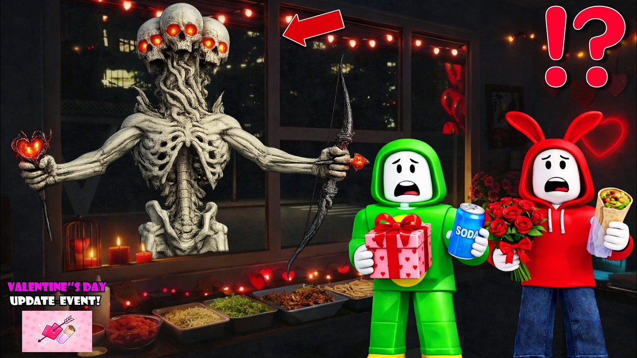 Valentine’s UPDATE Shawarma Kiosk ANOMALY! | Mikey & JJ Roblox