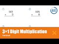 Think You're Fast at Math? — 3×1 Digit Multiplication | Vertical - 50 Problems