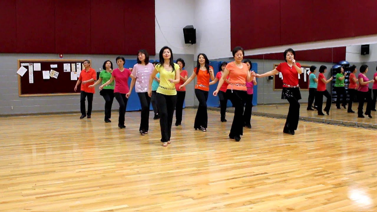 Lennerockers Stroll Line Dance (Dance & Teach in English & 中文) YouTube